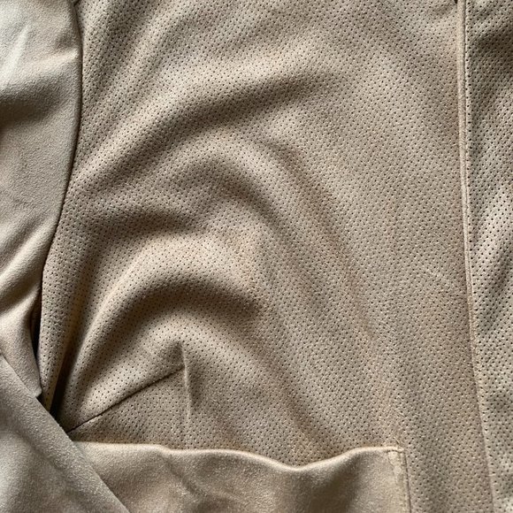 NWT Chico's Faux Suede Perforated Jacket - Size 1(Small) - Picture 7 of 9